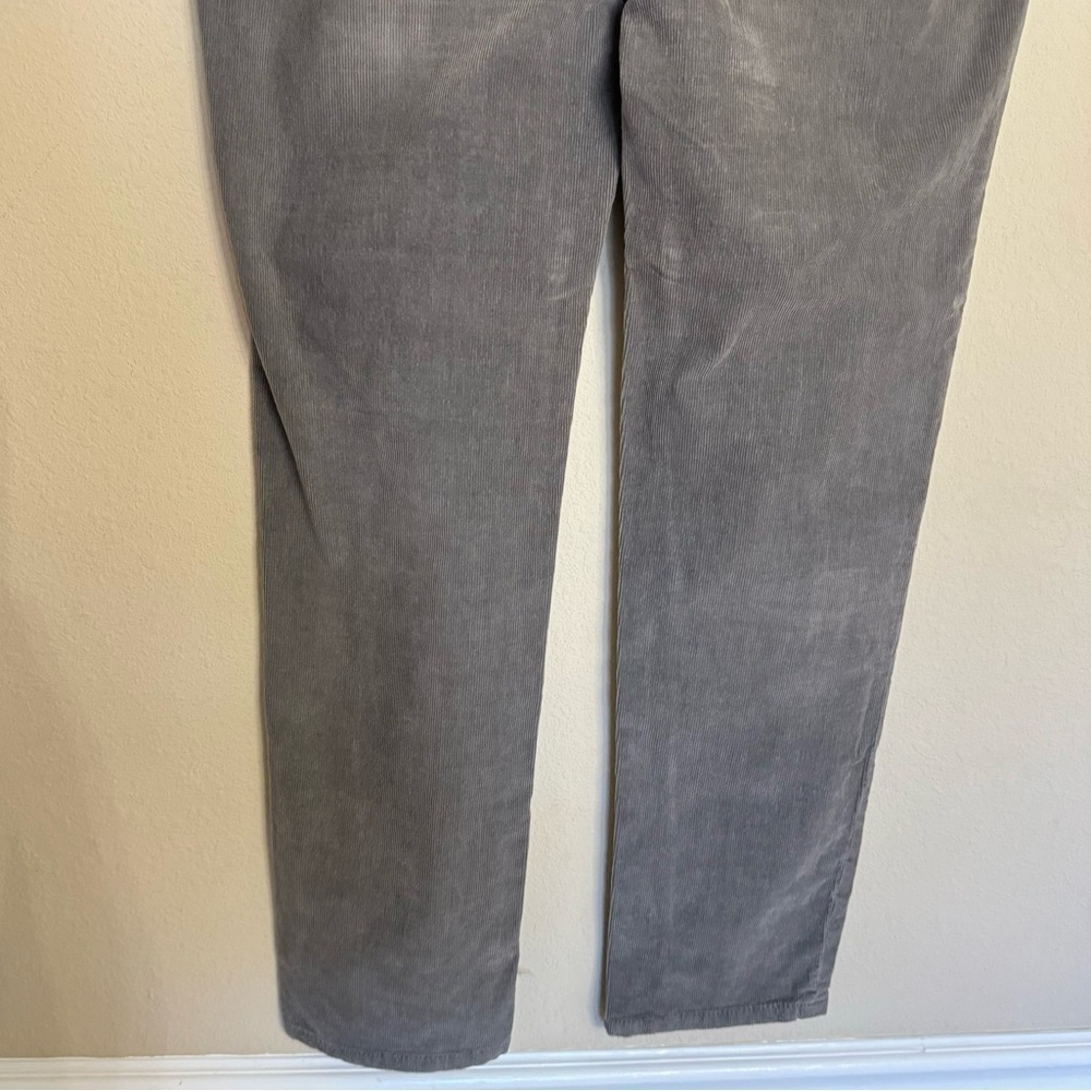 BDG Gray Corduroy Pants Size 31 Ankle Cigarette Stretch 34 x 29 Minimalist - Picture 12 of 16